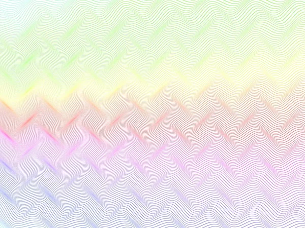 抽象的彩色线框扭曲 矢量节奏组成 — 图库矢量图片