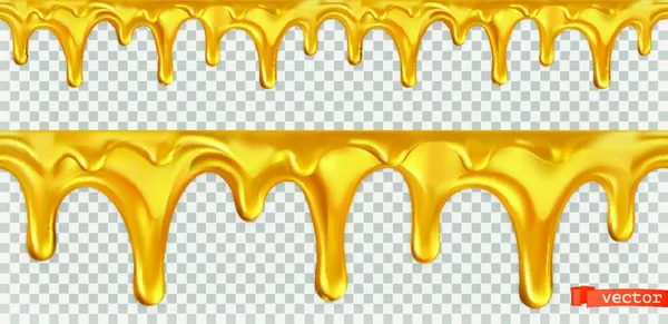 Honey Drop Seamless Vector — Stock Vector