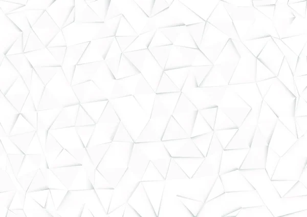 Abstrakter Weißbuch Dreieck Hintergrund Mit Schatten Detaillierte Illustration Vektor — Stockvektor