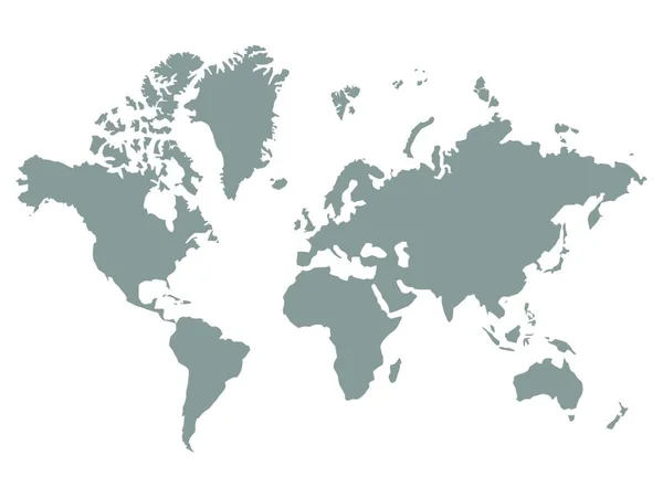 地球地図 地球地図 世界地図 — ストックベクタ