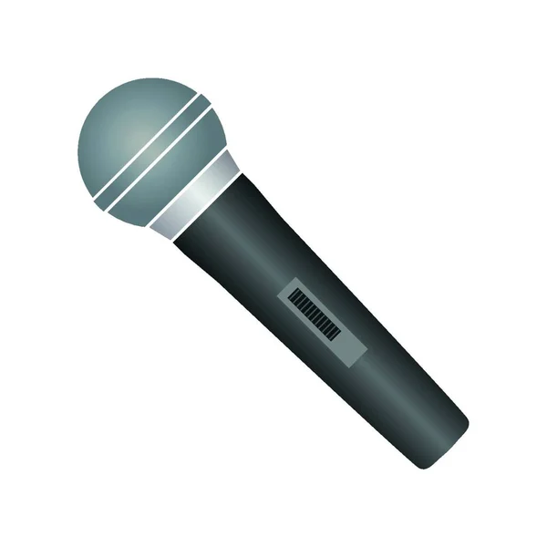 Microfone Tecnologia Música Som Ícone Logo — Vetor de Stock