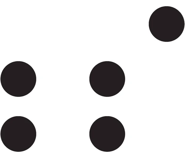 点字タッチのシンボル — ストックベクタ