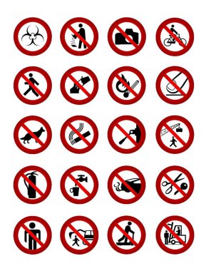 no smoking sign on white background clipart
