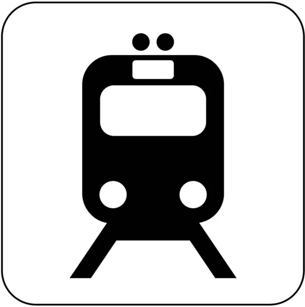 Transporte Ferroviario Tren — Vector de stock