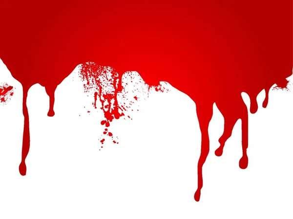 血作为页眉或网站理想的血液流 — 图库矢量图片