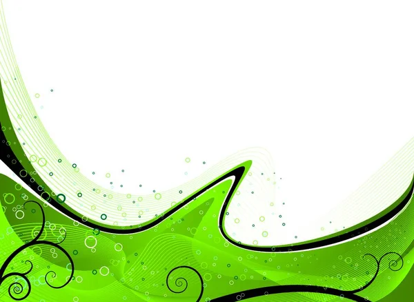 Абстрактний Дизайн Зеленій Вітальні Вашого Власного Тексту — стоковий вектор