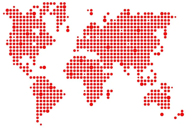 Χάρτης Του Κόσμου Αντίγραφο Χώρου — Διανυσματικό Αρχείο