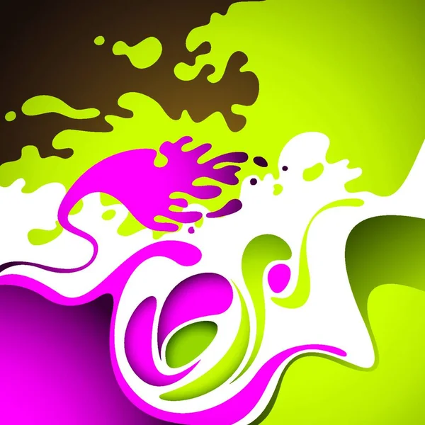 Abstract Background Fluid Shapes — Stock Vector