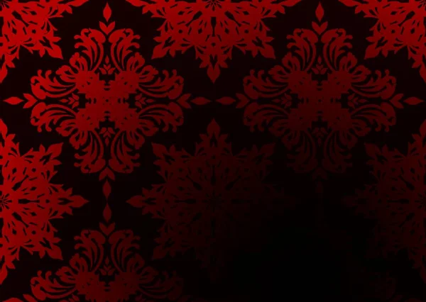 Papier Peint Gothique Rouge Vif Avec Design Dégradé Espace Copie — Image vectorielle