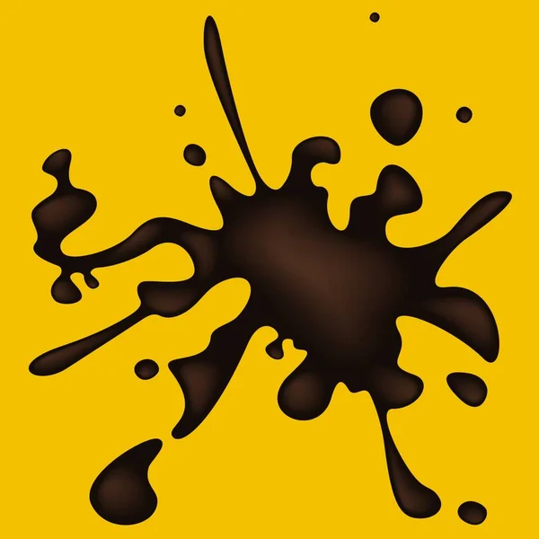 Vektorová Ilustrace Postřiku Mléka — Stockový vektor