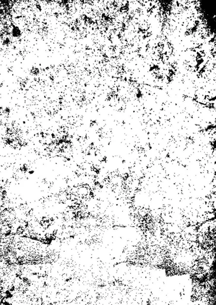 Eskimiş Grunge Doku Efektli Siyah Beyaz Mono Arkaplan — Stok Vektör