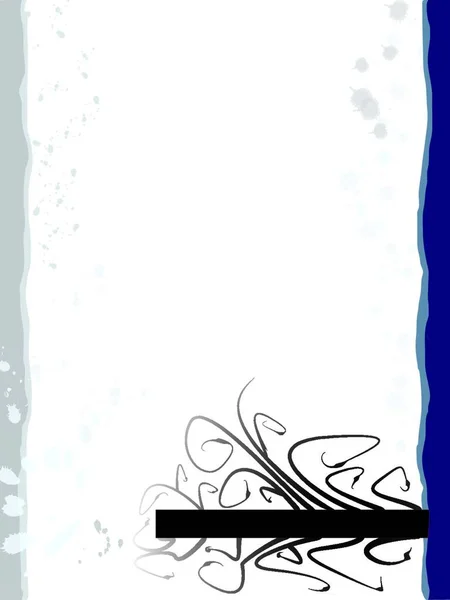Een Abstracte Geïllustreerde Grunge Achtergrond Donkerblauw Zilver — Stockvector