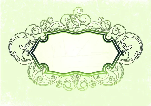 Illustration Vectorielle Cadre Titrage Sur Fond Grunge Blank Afin Que — Image vectorielle