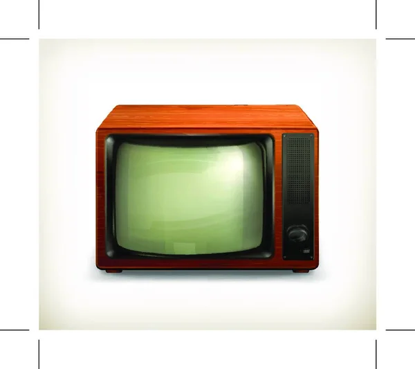 电视机复古 — 图库矢量图片