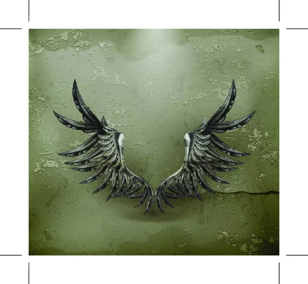 Vue Bel Oiseau Nature — Image vectorielle