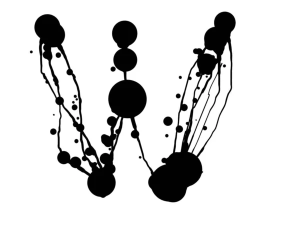 Symbol Ručně Kreslený Vektor Abc — Stockový vektor