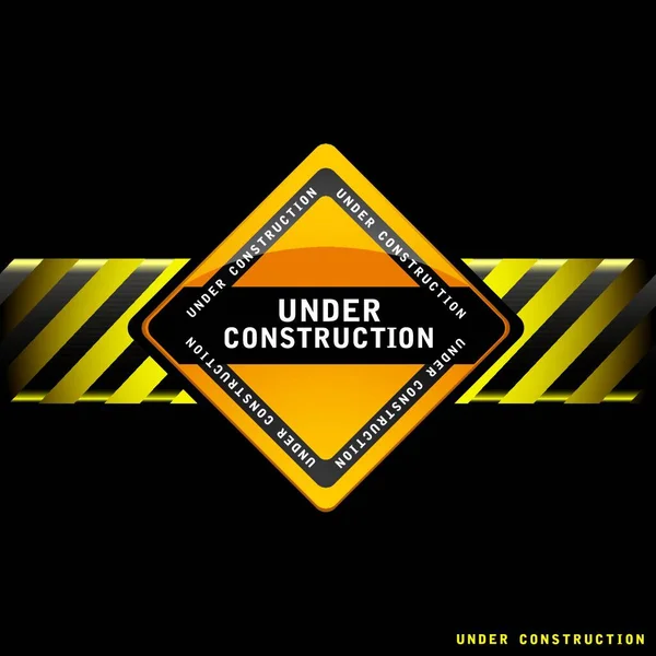 Black Construction Background Copy Space Ideal Web Site Template — Stock Vector