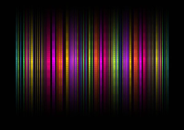 Neon Rainbow Abstrakt Bakgrund Med Band Färg — Stock vektor