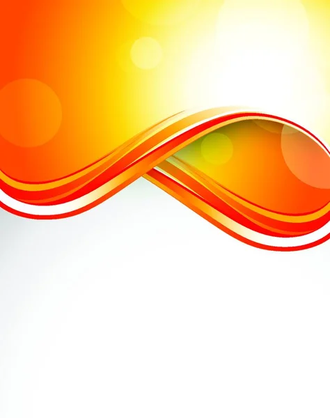 Abstrakte Orangefarbene Hintergrund Leuchtende Illustration — Stockvektor