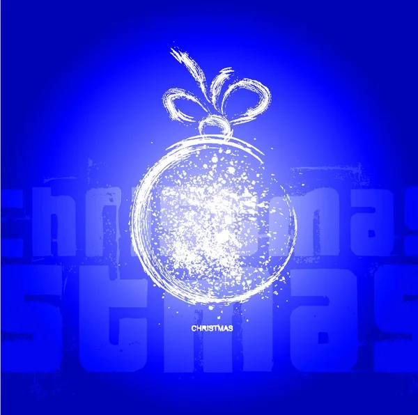 Χριστουγεννιάτικη Διακόσμηση Stylized Μπάλα — Διανυσματικό Αρχείο