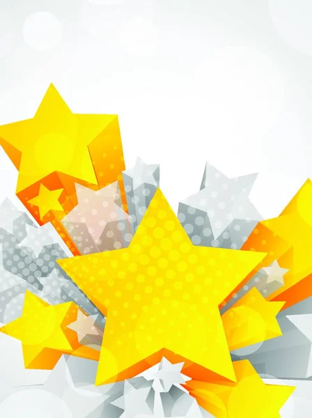 Fond Lumineux Avec Étoiles Cercle — Image vectorielle