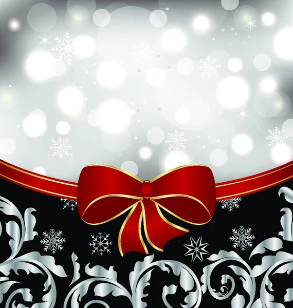 说明圣诞花卉背景 装饰性设计元素 — 图库矢量图片