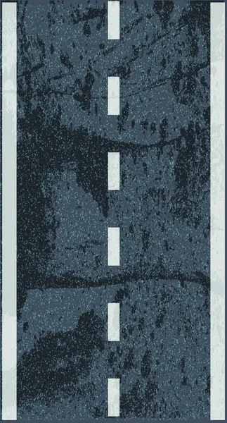 アスファルトの道路のテクスチャ 背景の壁紙 — ストックベクタ