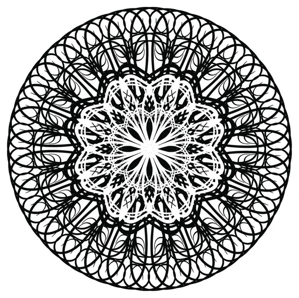 Vektor Geometrisches Ornament Rosette — Stockvektor