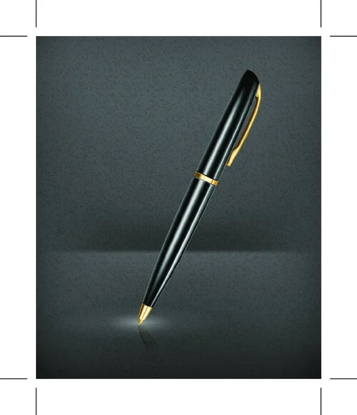 Ручка Векторная Иконка Белом Фоне — стоковый вектор