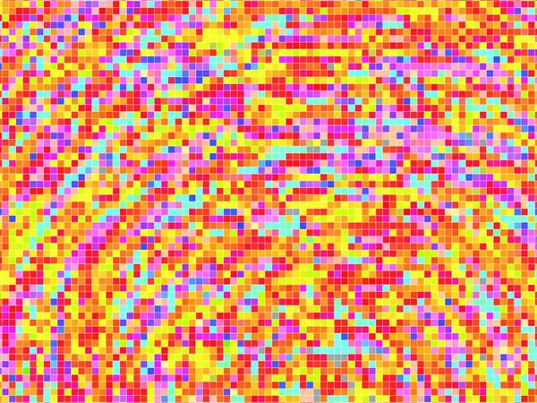 Färgglad Mosaik Abstrakt Bakgrund Vektor Utan Lutning — Stock vektor