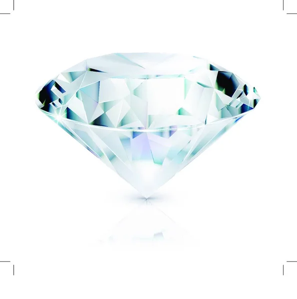 Дорогоцінний Камінь Дорогоцінного Каміння Діамант — стоковий вектор