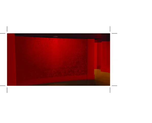 Patrón Pared Rojo — Archivo Imágenes Vectoriales