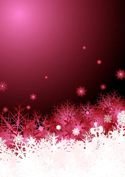 Subtle Snow Flake Design Ready Your Christmas Text — Stock Vector