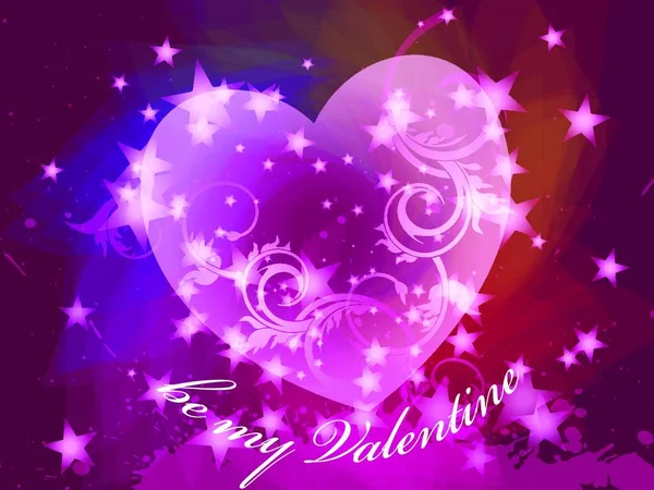 Schönes Herz Symbol Des Valentinstages Vektor — Stockvektor