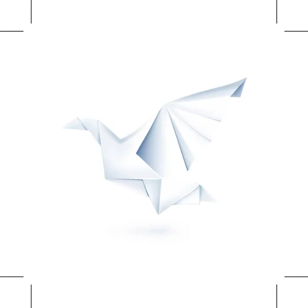 Origami Arte Dobrar Papel Que Muitas Vezes Associada Com Cultura — Vetor de Stock