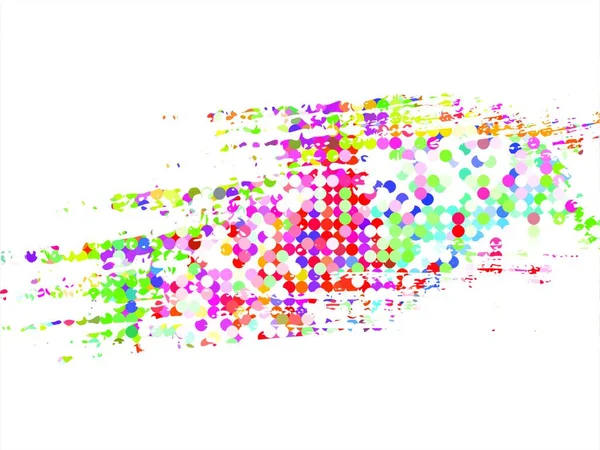 Kleurrijke Abstracte Achtergrond Van Mozaïektegels Vector Zonder Kleurovergang — Stockvector