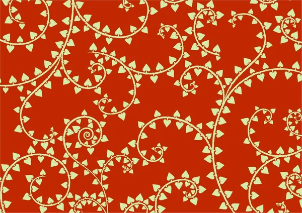 Εικονογράφηση Φορέας Floral Ημέρα Του Αγίου Βαλεντίνου Στολίδι Για Σχέδιό — Διανυσματικό Αρχείο
