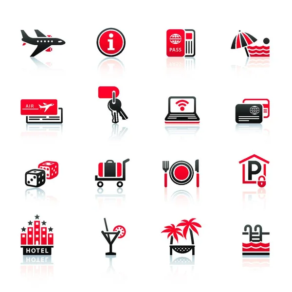 Recreation, Travel & Vacation, icons set