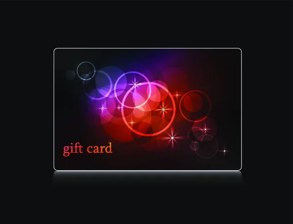 Carte Cadeau Espace Copie Fond — Image vectorielle