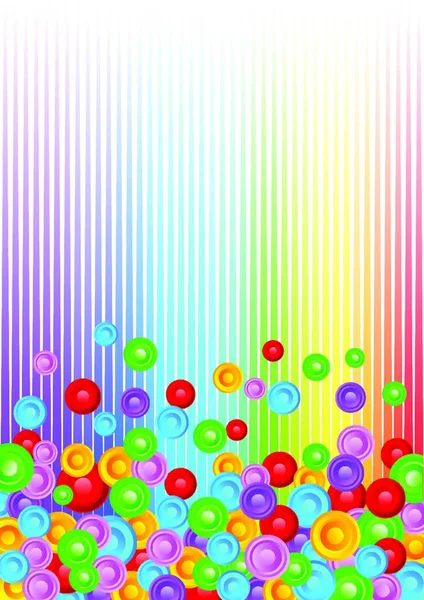 Vector Abstract Colorful Background Circle — Stock Vector