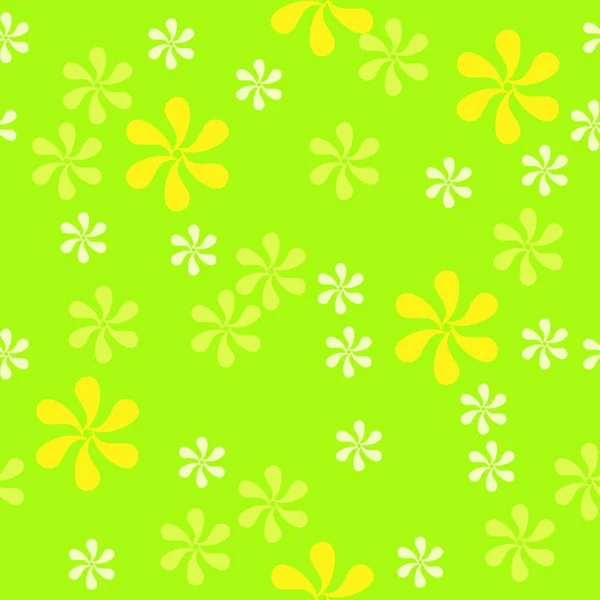 Diseño Floral Sin Costura Patrón — Vector de stock