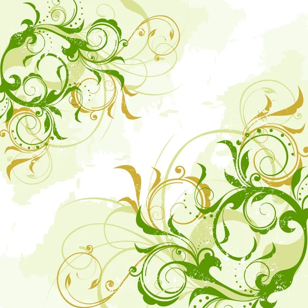 Art Floral Background Vector Illustration — 스톡 벡터