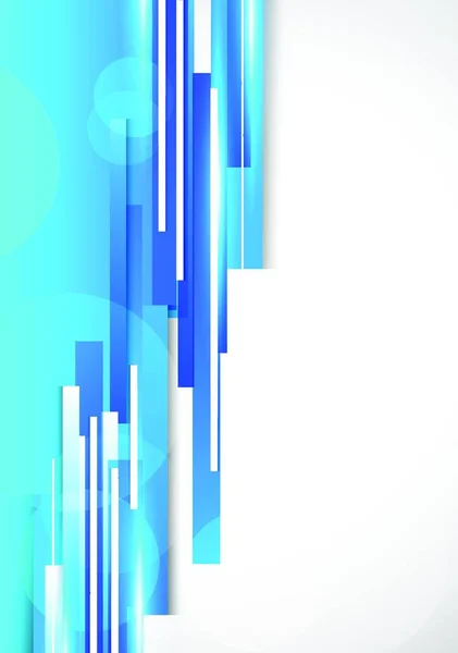 Luminoso Sfondo Con Linee Blu Illustrazione Astratta — Vettoriale Stock