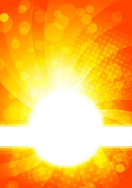 Fond Lumineux Abstrait Couleur Orange — Image vectorielle