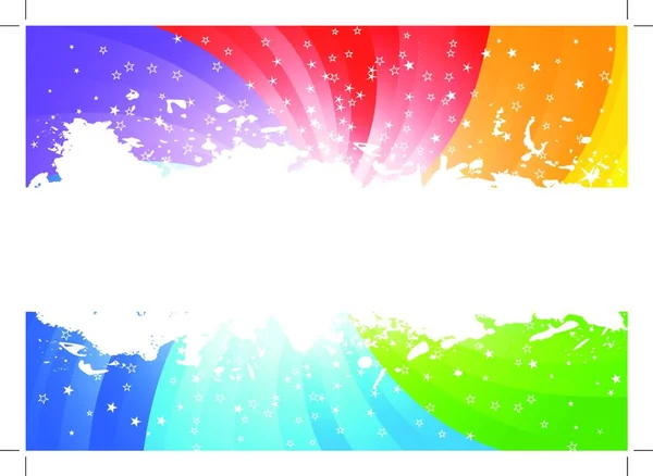 Vector Colorful Background Copy Space — Stock Vector