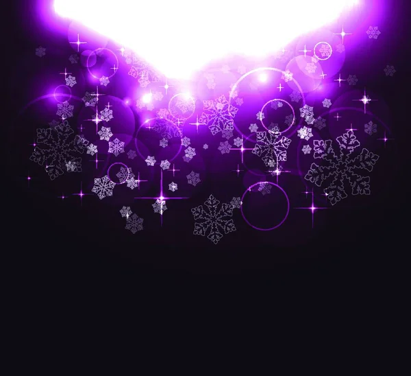 Winter Snowflake Background Wallpaper — Stock Vector