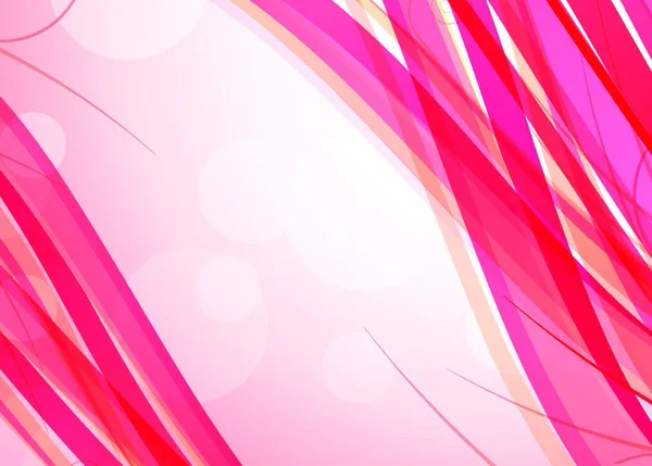 Heldere Roze Achtergrond Abstract Kleurrijke Gestreepte Illustratie — Stockvector