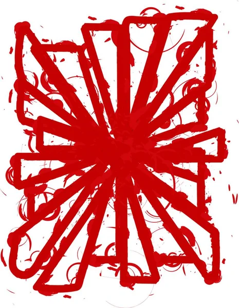 Style Background Red Splinter — Image vectorielle