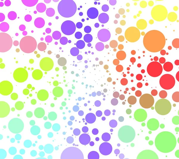 Disco 円のカラフルな抽象的な背景 — ストックベクタ