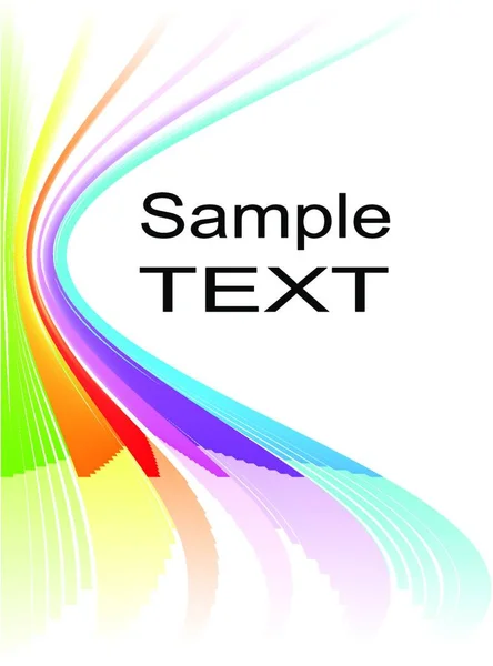 Vector Color Abstract Template — Stock Vector